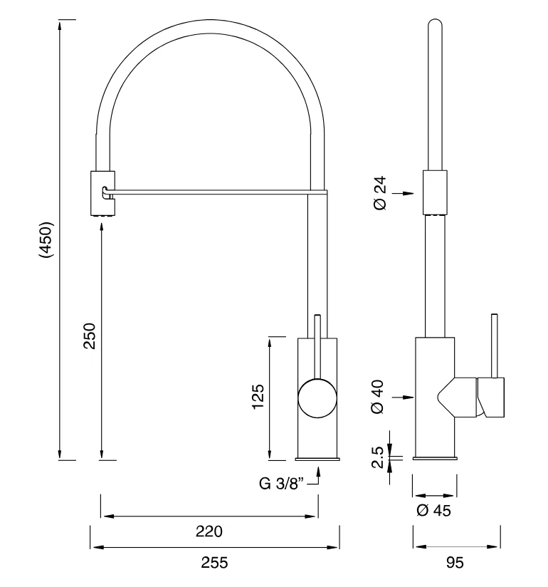 MIL204 | Kitchen faucet by CEA Design - $1,904.00 - $3,030.00 - Image 3