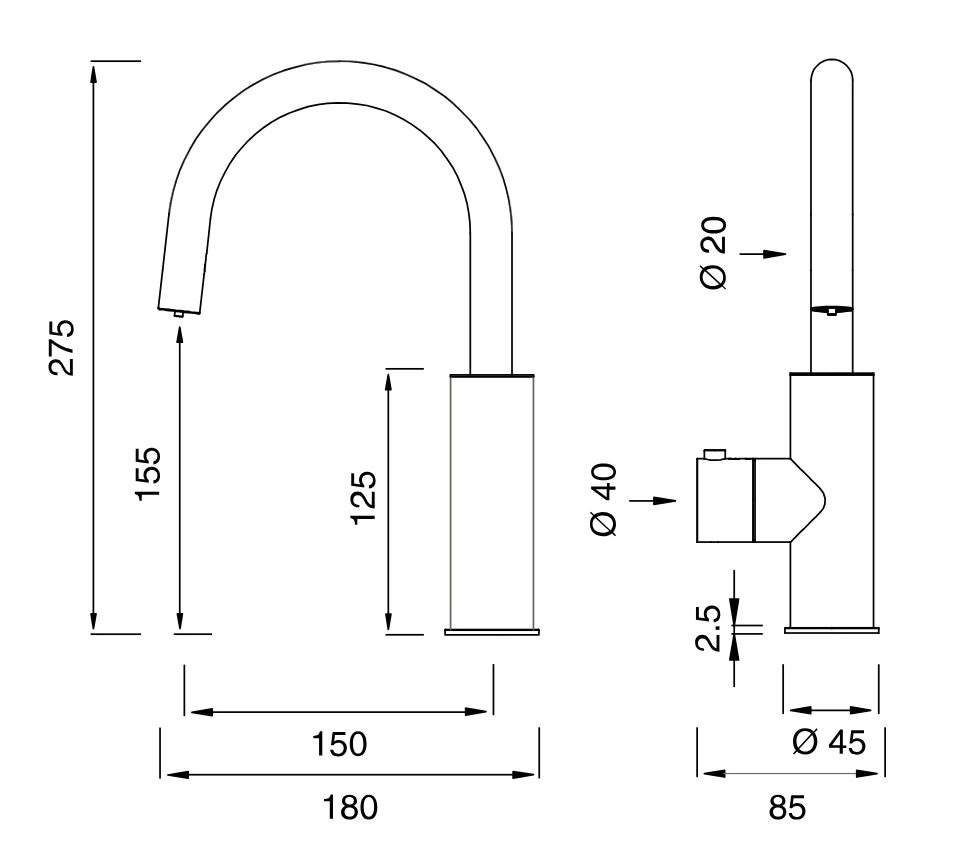 MIL214 | Faucet by CEA Design - $3,946.00 - $6,514.00 - Image 3