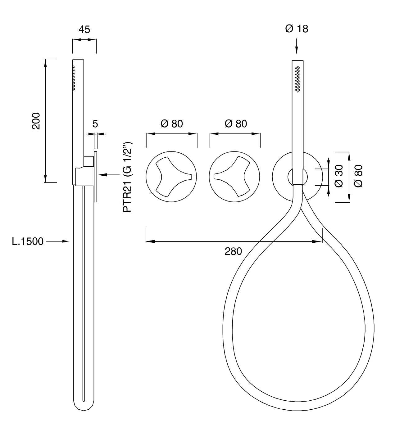 ZIQ71 | Shower Mixer Set by CEA Design - $4,065.00 - $5,294.00 - Image 3