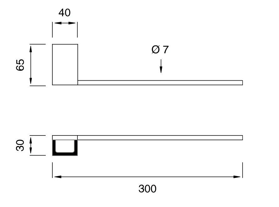 DET109 | Towel Bar by CEA Design - $368.00 - $693.00 - Image 2