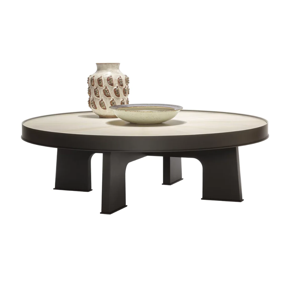 GIOBAGNARA | ATTICA ROUND PARCHMENT COFFEE TABLE | $23,880.00 - Image 1