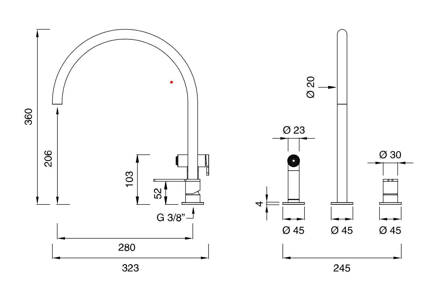 INV96 | Kitchen faucet system by CEA Design - $1,944.00 - $4,603.00 - Image 3