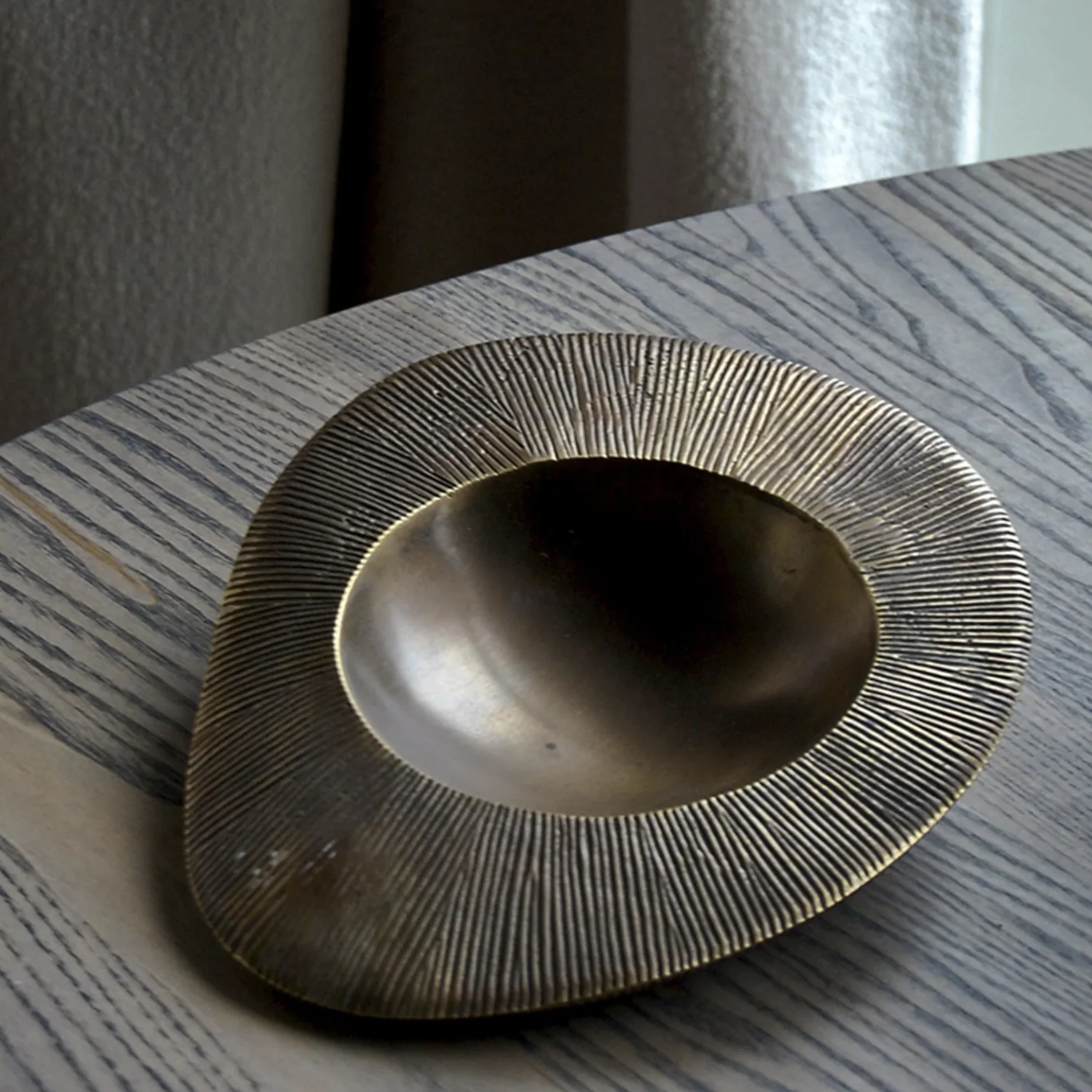 PIETRA CASA - VALLEY BOWL MEDIUM - BURNISHED BRASS - $892.89 - Image 1