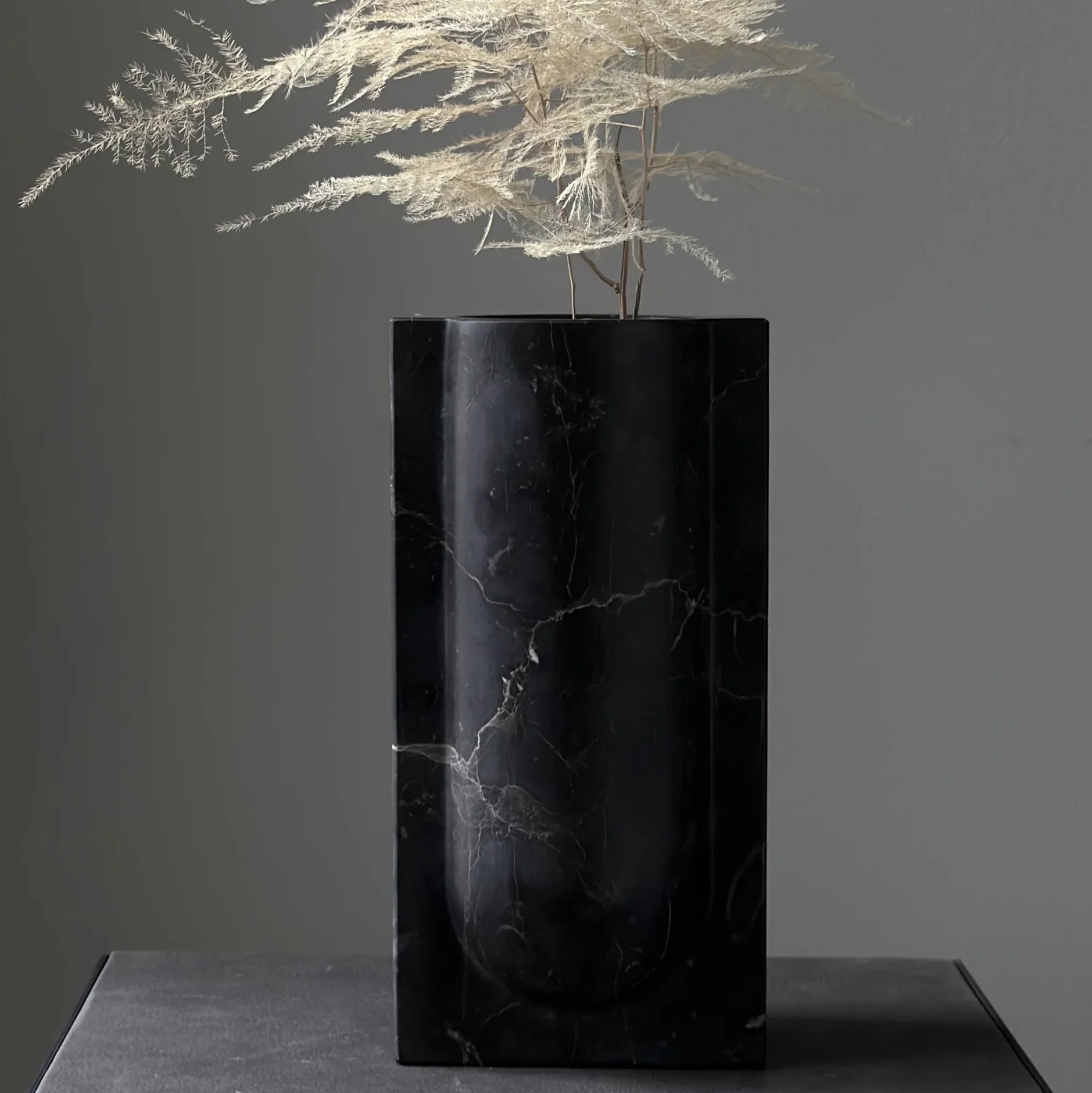PIETRA CASA - ARC VASE MEDIUM - SHADOW BLACK - $965.00 - Image 1