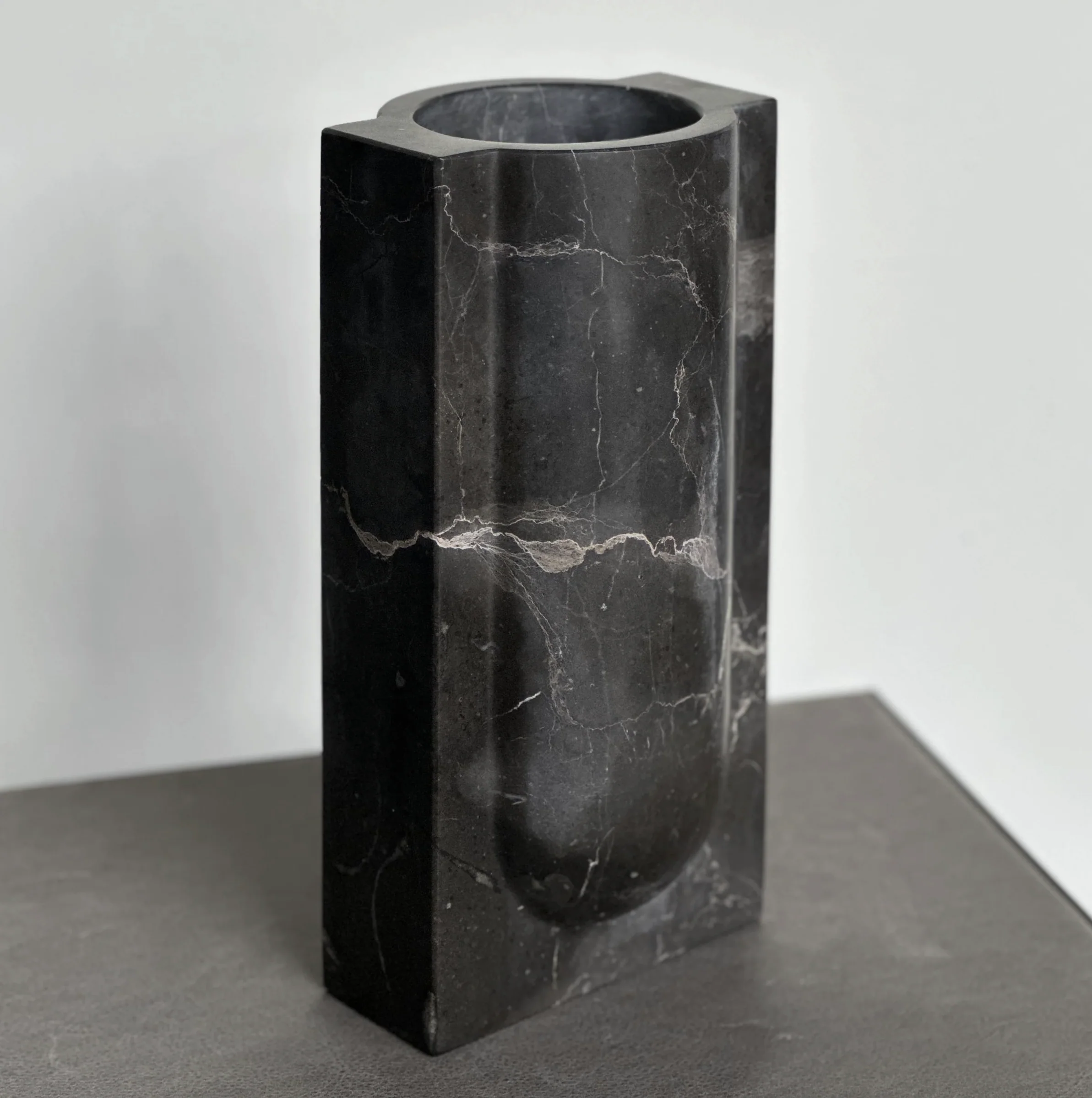 PIETRA CASA - ARC VASE MEDIUM - SHADOW BLACK - $965.00 - Image 3