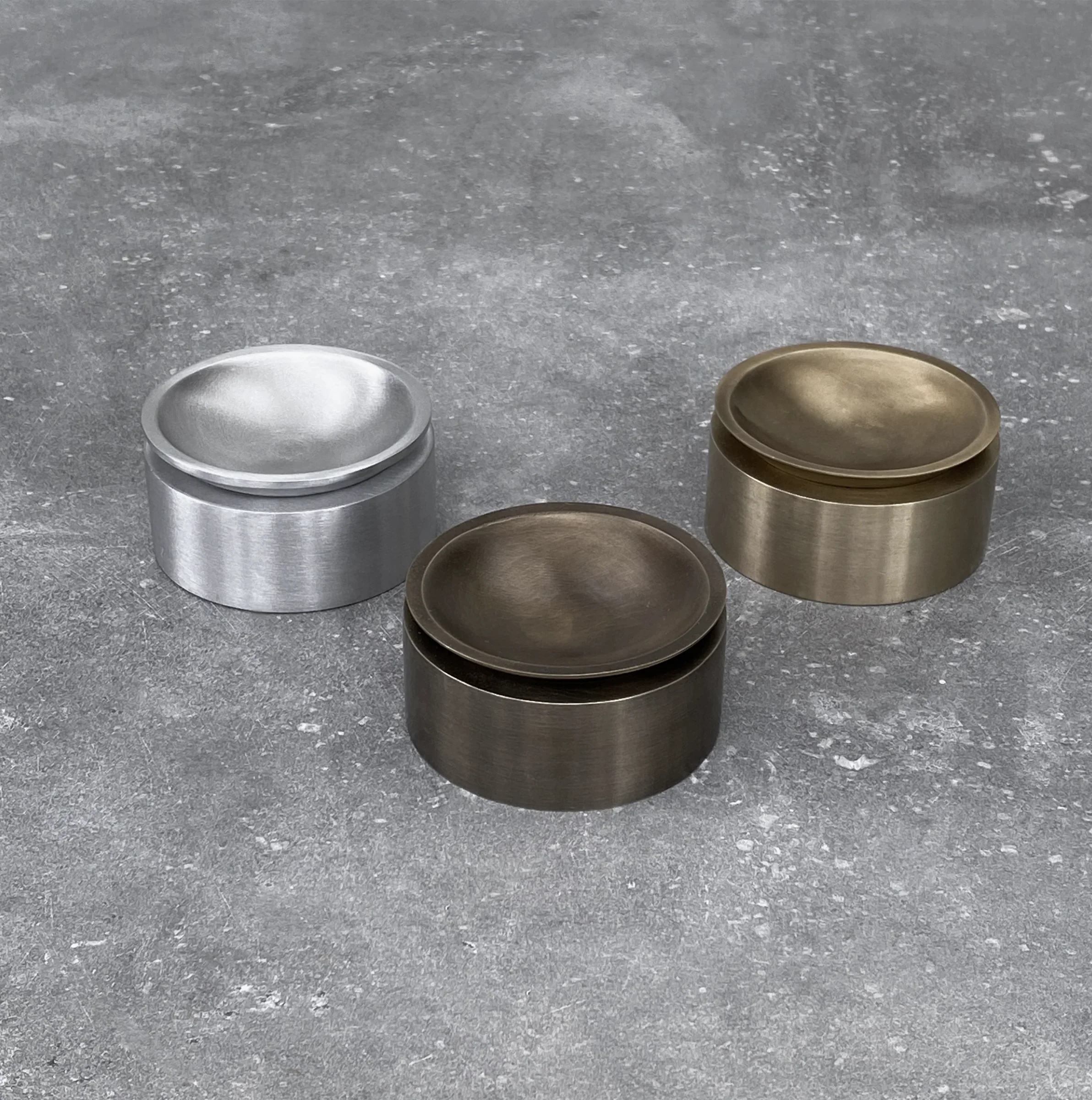 PIETRA CASA - EDO CANISTER SMALL - SATIN BRASS - $381.18 - Image 2
