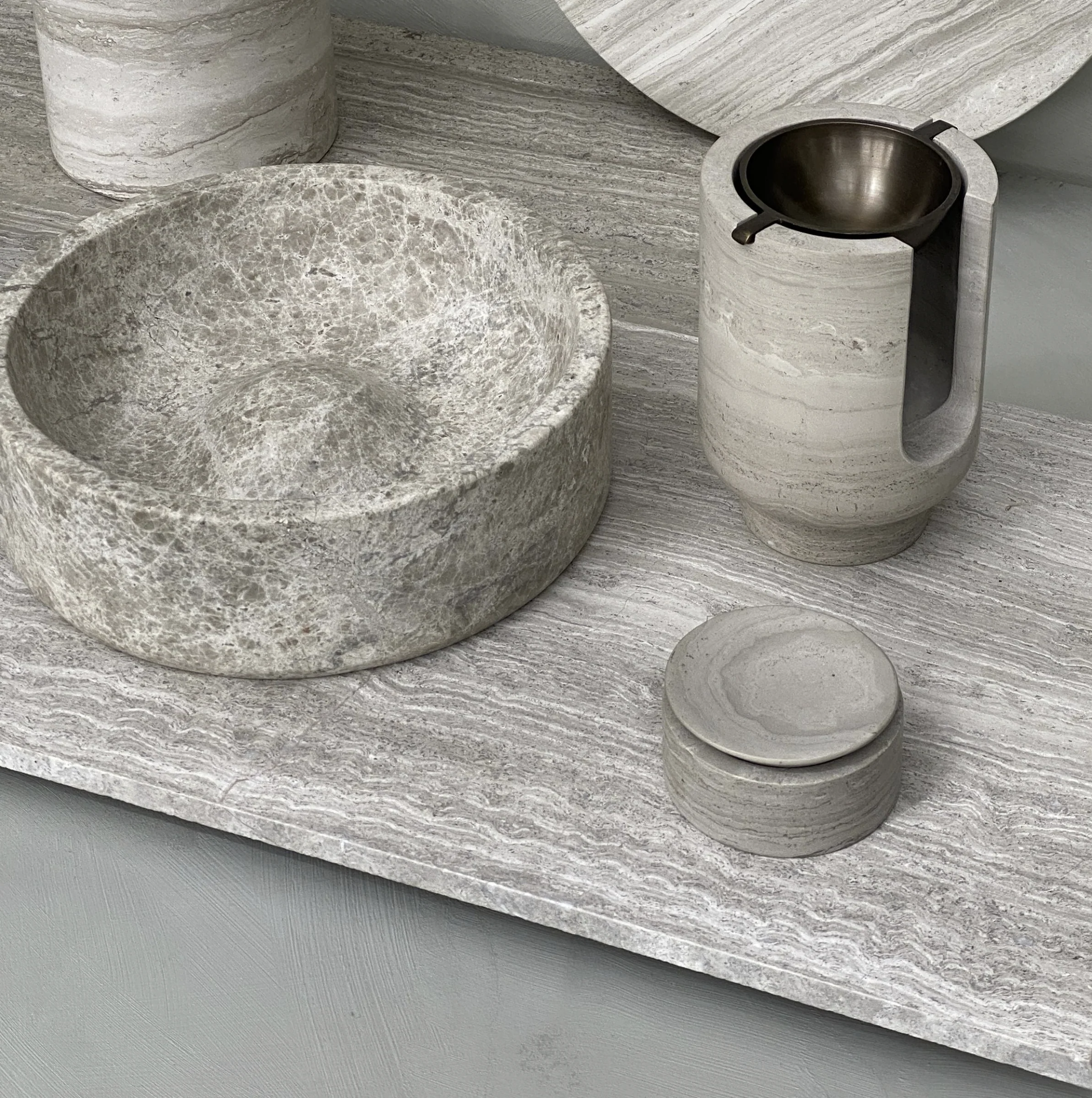 PIETRA CASA - EDO CANISTER SMALL - SMOKE GREY - $267.09 - Image 3