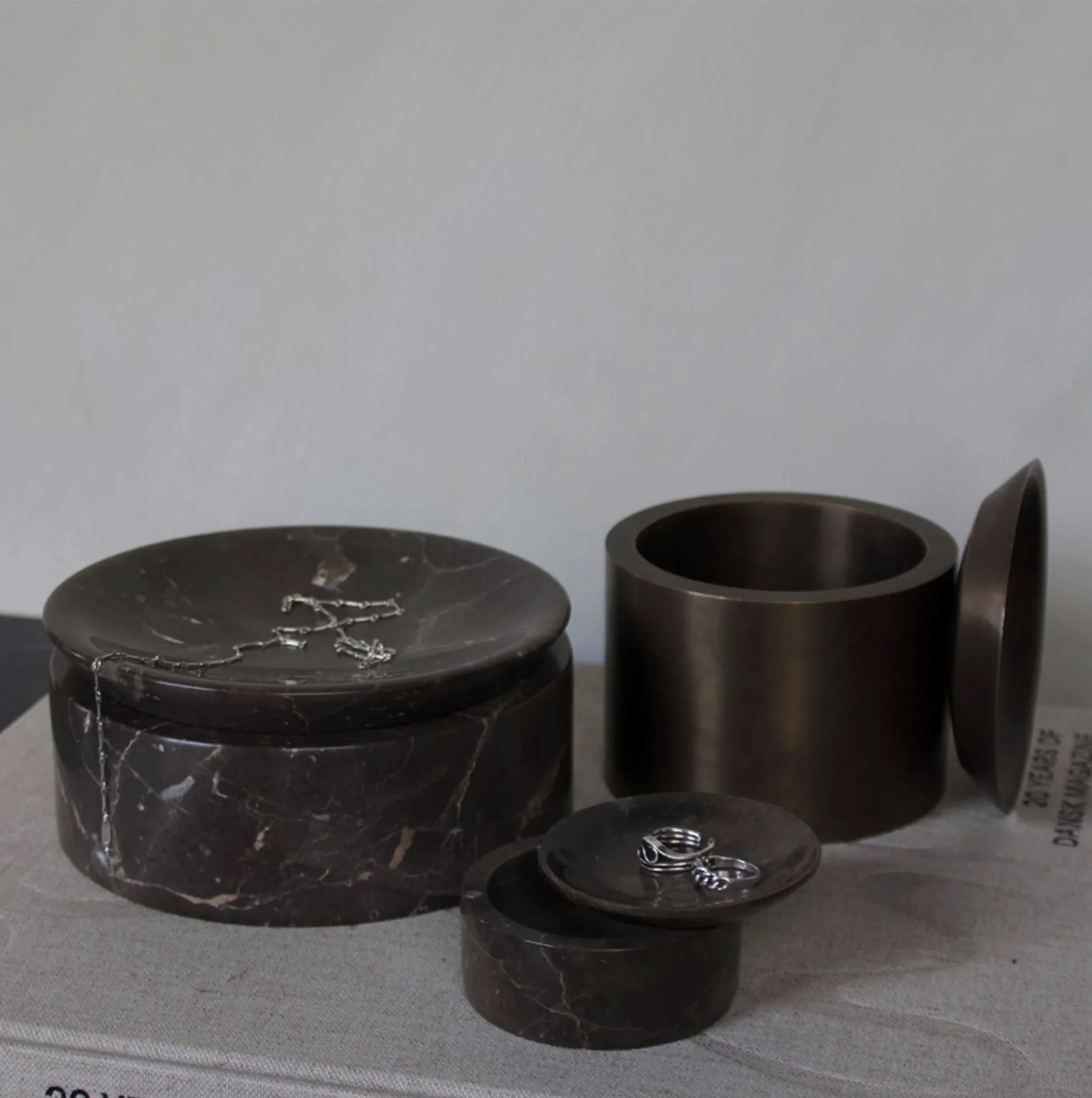 PIETRA CASA - EDO CANISTER SMALL - SHADOW BLACK - $267.09 - Image 2