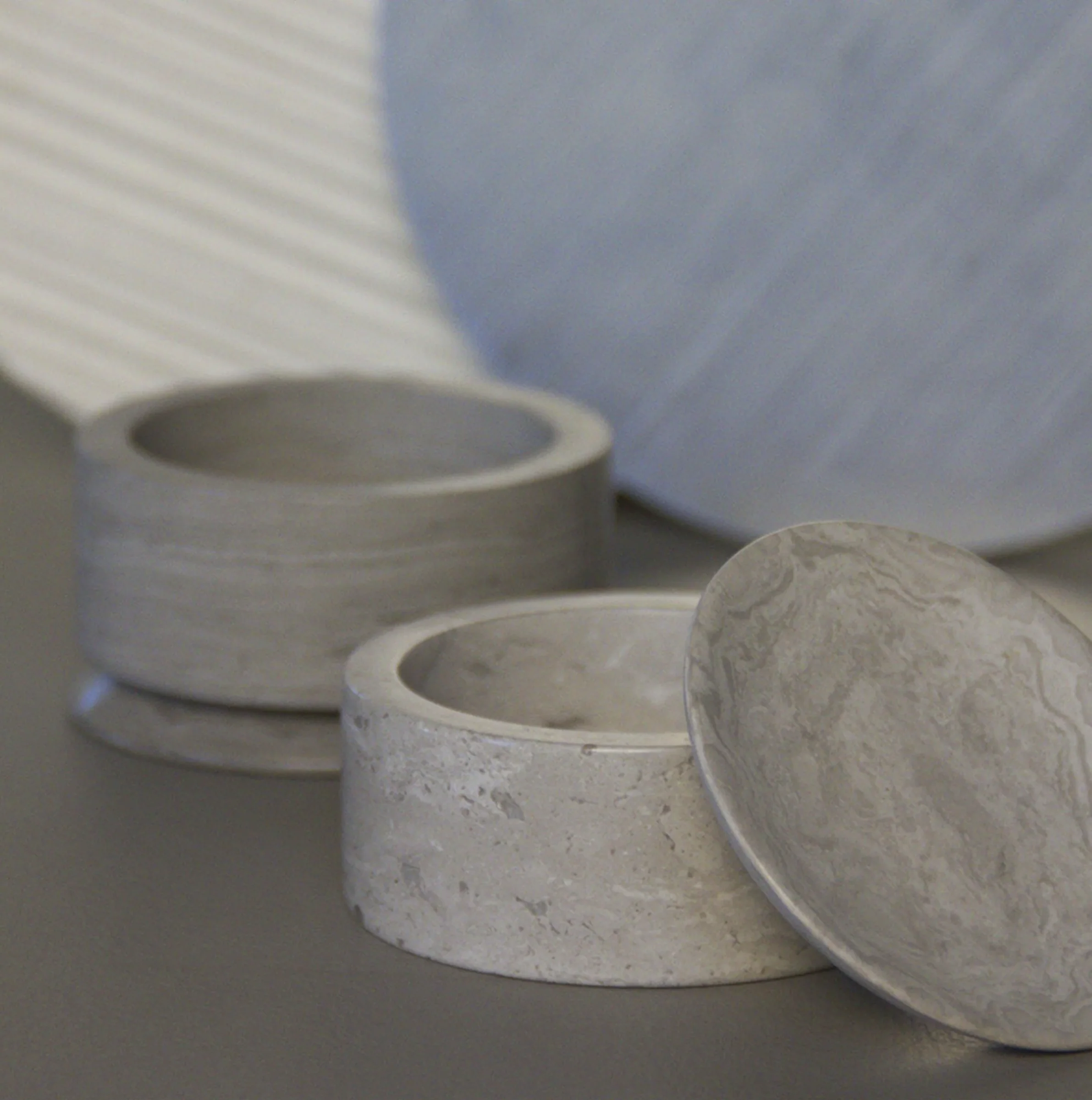 PIETRA CASA - EDO CANISTER SMALL - CHALK GREY - $267.09 - Image 3