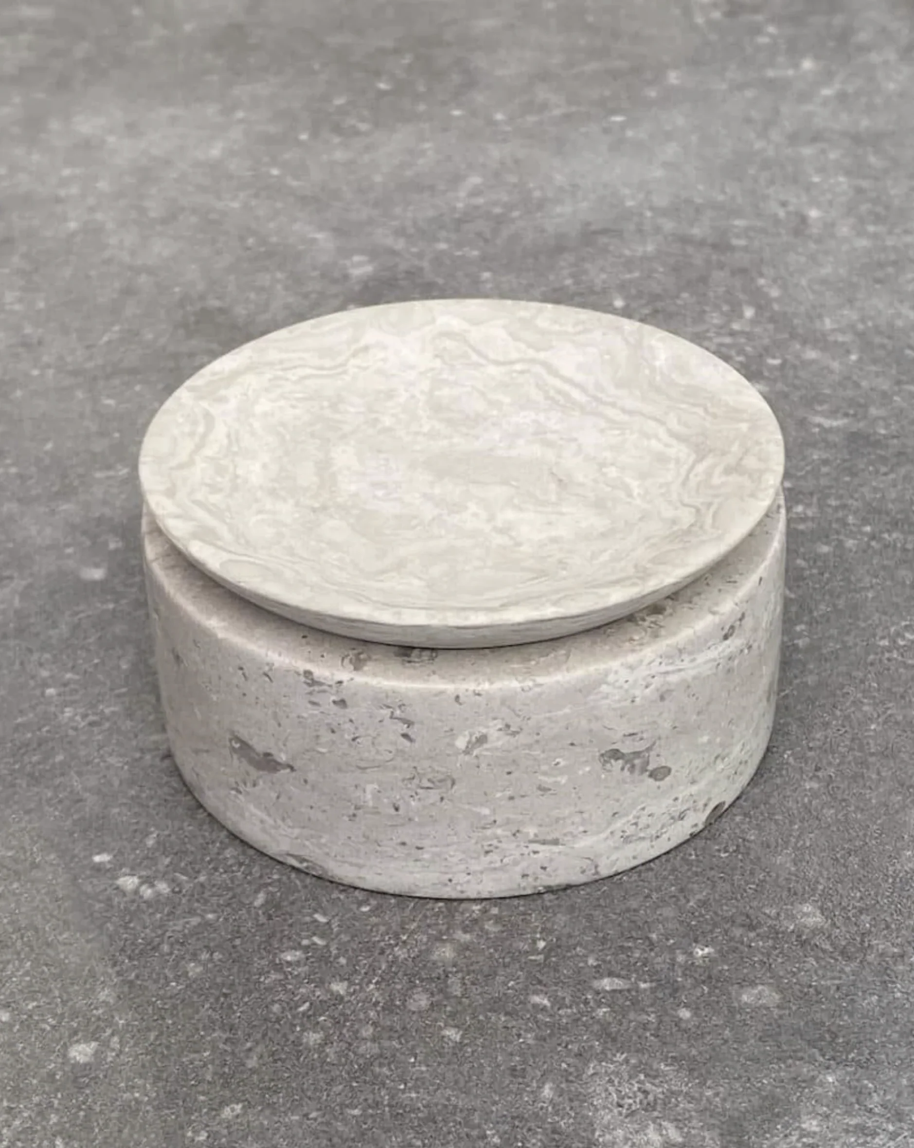 PIETRA CASA - EDO CANISTER SMALL - CHALK GREY - $267.09 - Image 1