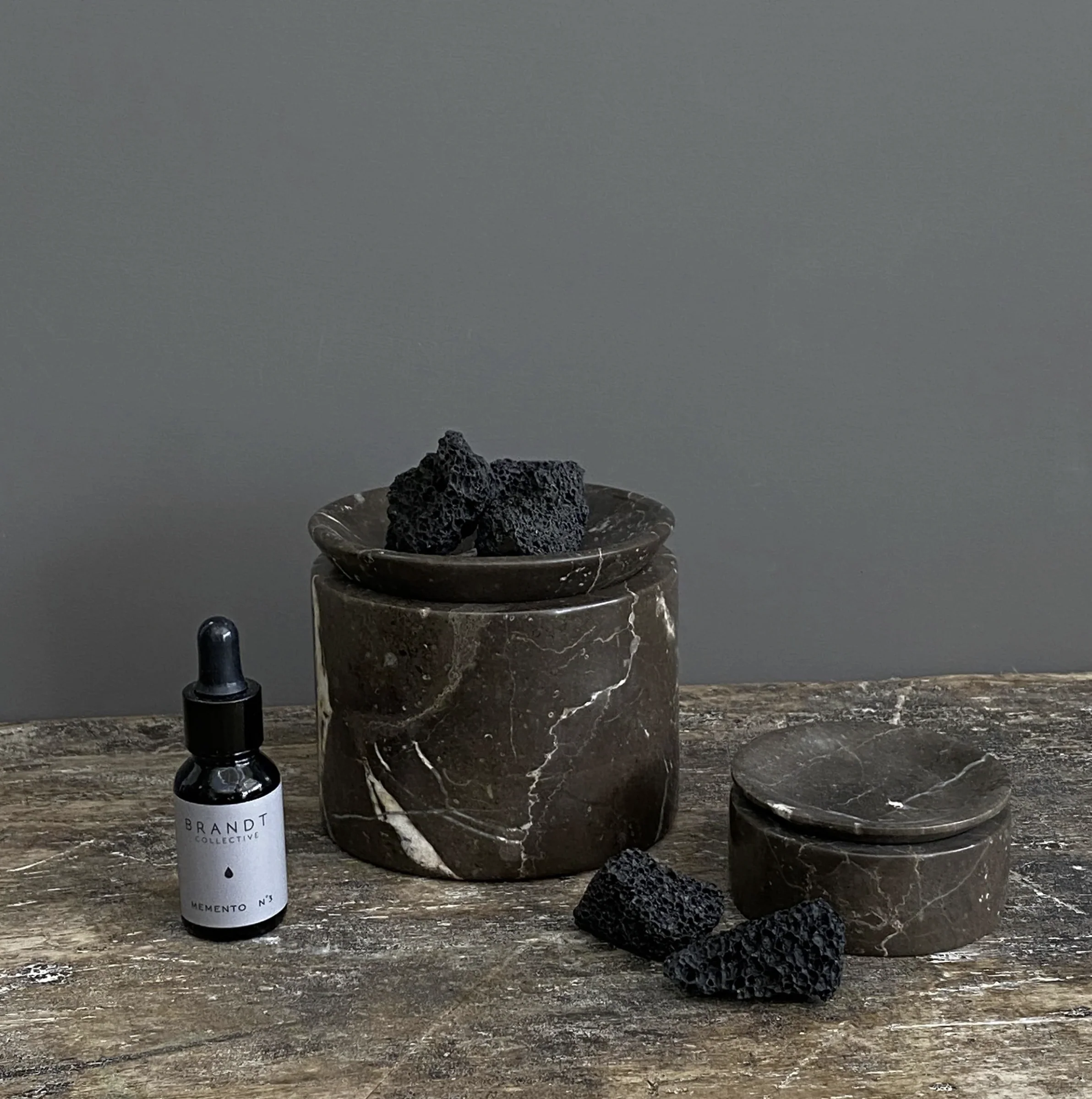 PIETRA CASA - EDO CANISTER MEDIUM - SHADOW BLACK - $423.54 - Image 2