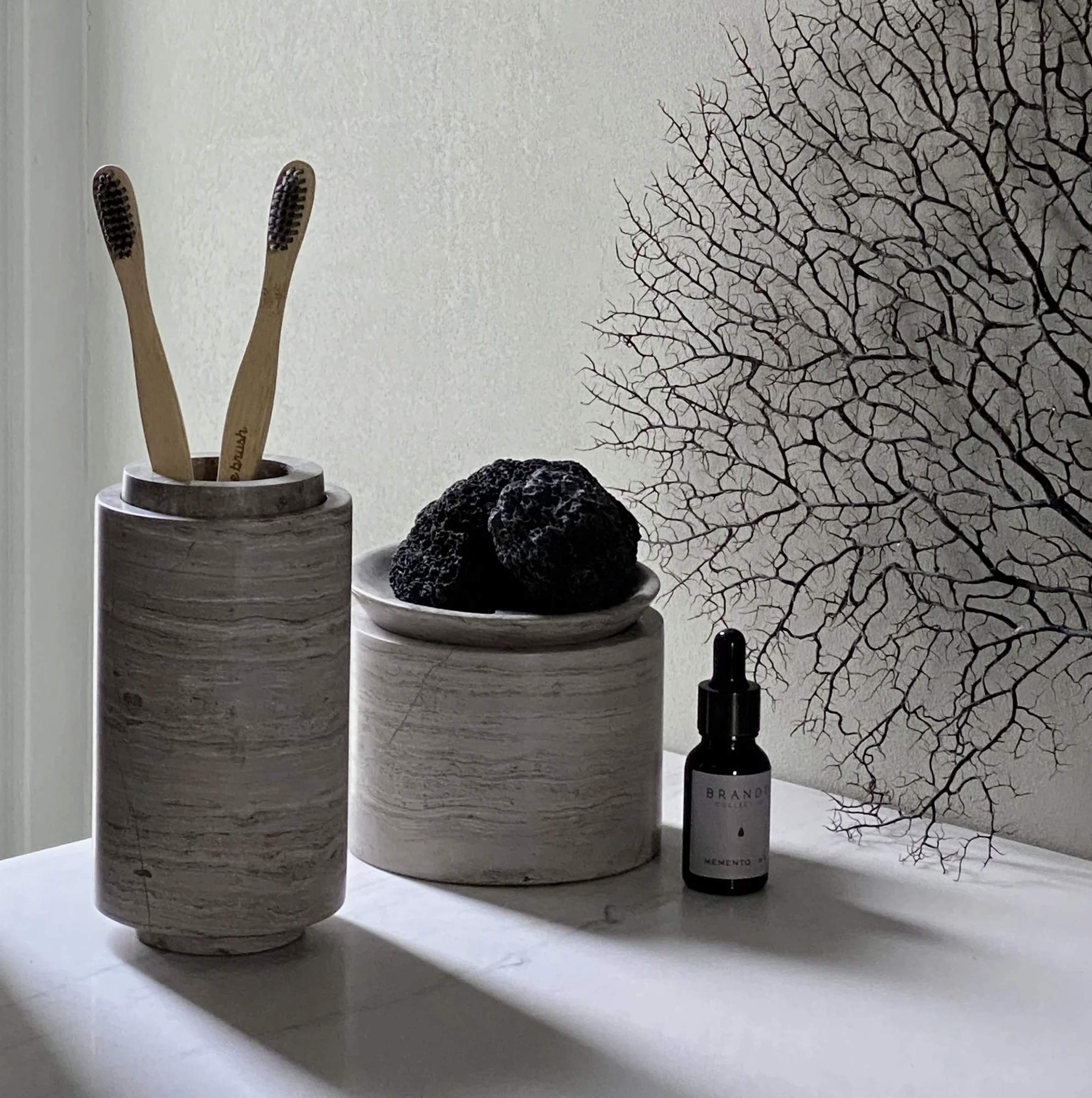 PIETRA CASA - EDO CANISTER MEDIUM - SMOKE GREY - $423.54 - Image 3