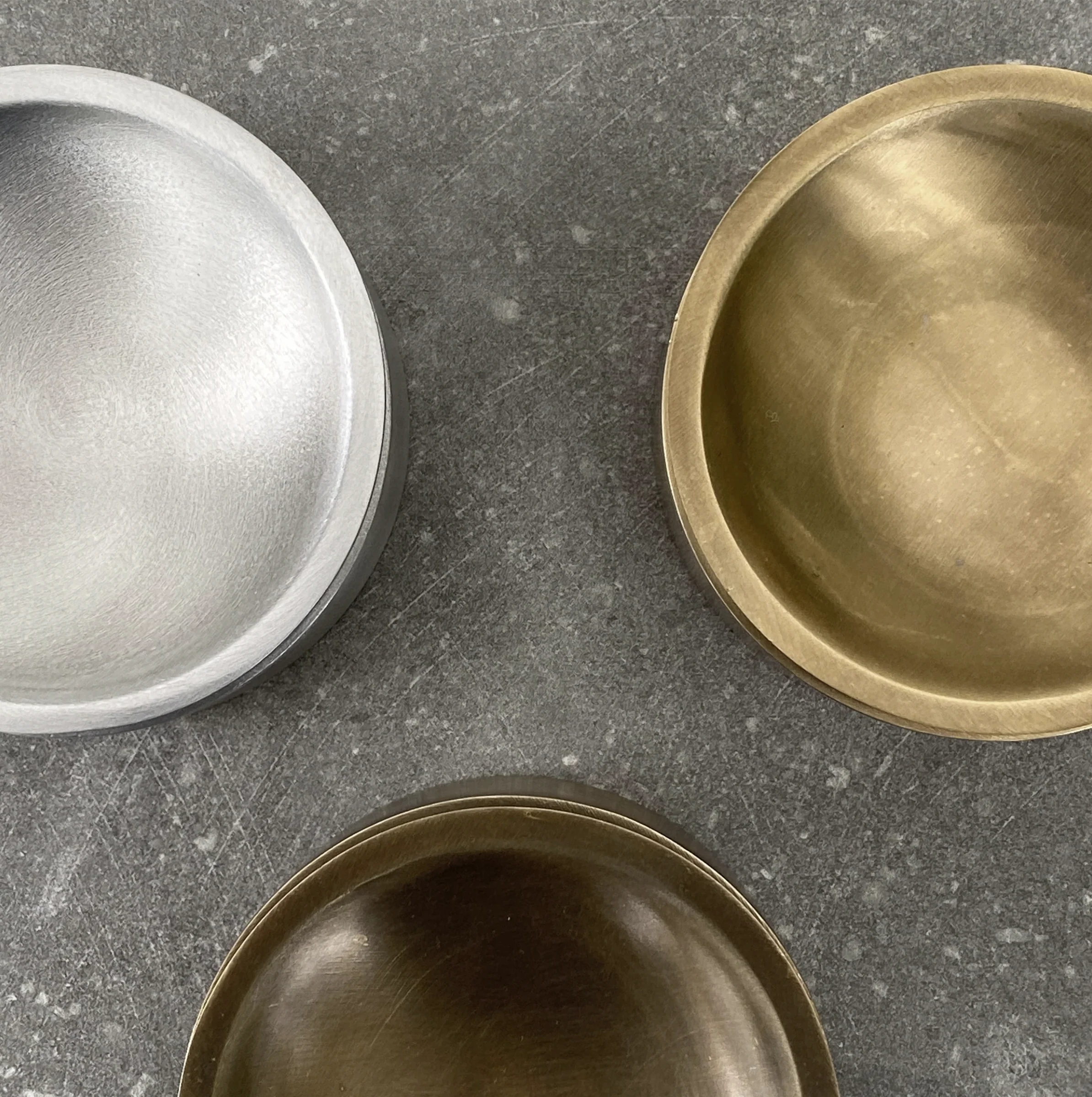 PIETRA CASA - EDO CANISTER MEDIUM - SATIN BRASS - $1068.90 - Image 3