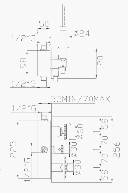 EFFEPI RUBINETTERIE | OT58 Shower Mixer - $2,002.00 - $2,618.00 - Image 3