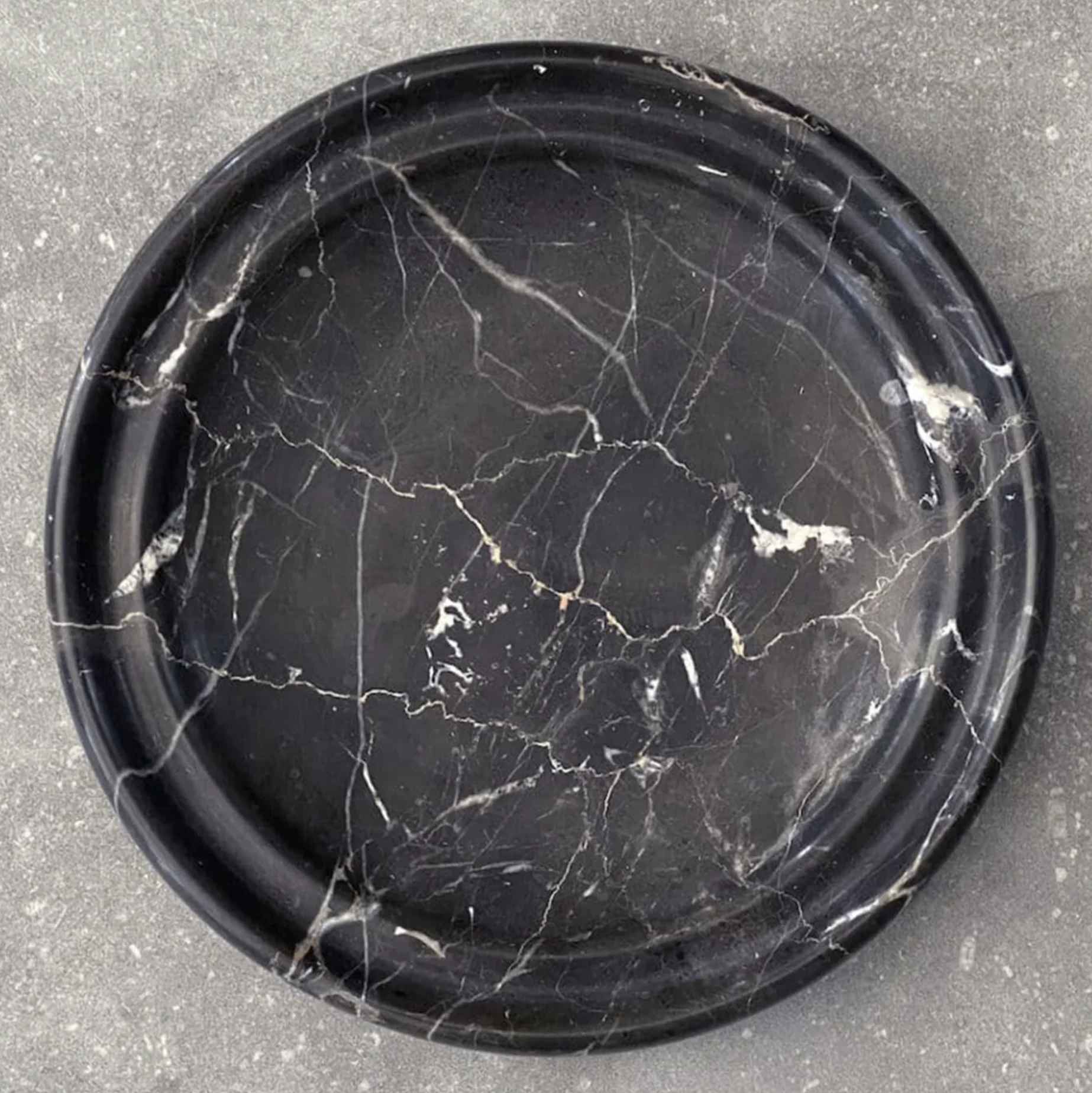 PIETRA CASA – SABI BOWL GROOVED – SHADOW BLACK – 9.27