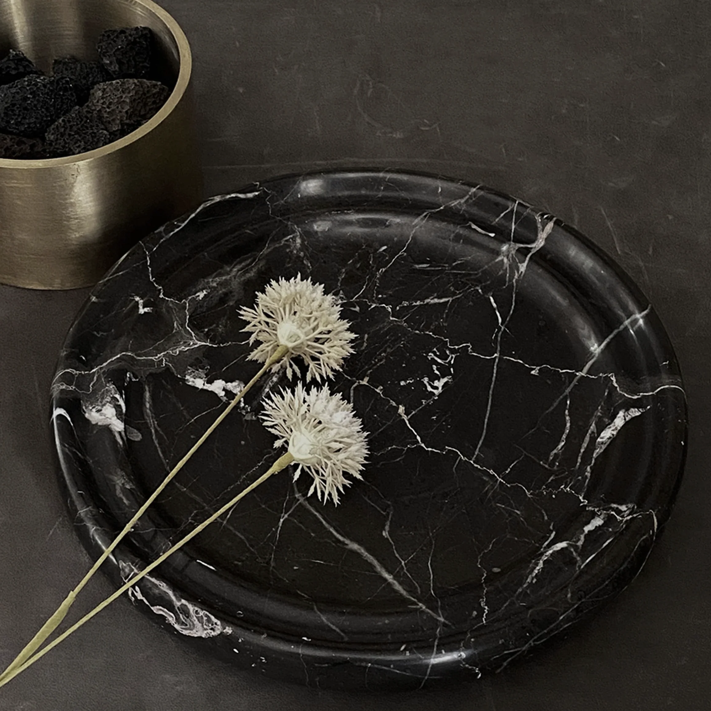PIETRA CASA - SABI BOWL GROOVED - SHADOW BLACK - $759.27 - Image 3