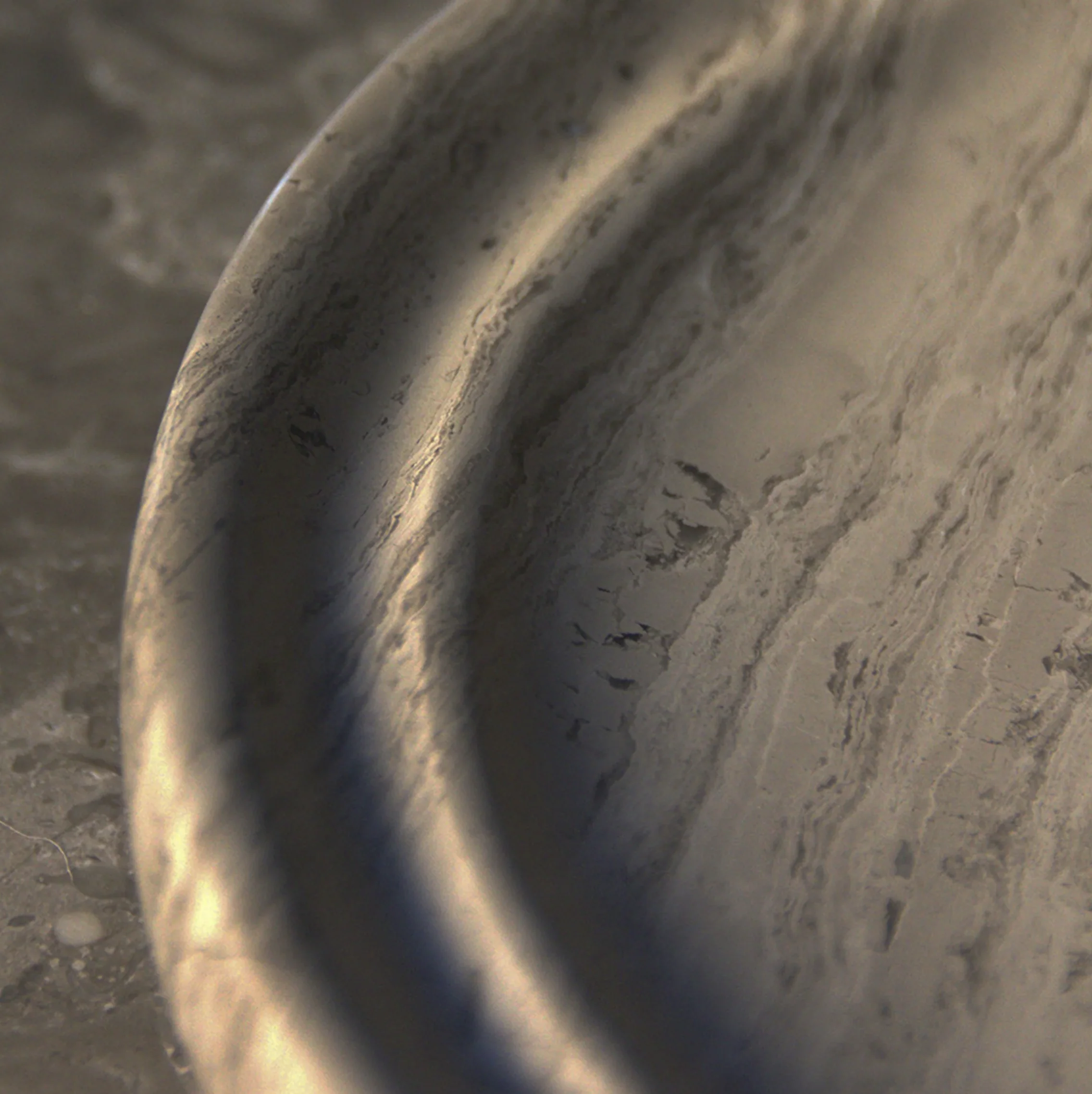PIETRA CASA - SABI BOWL GROOVED - CHALK GREY - $759.27 - Image 3
