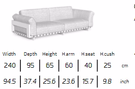 TALENTI | Argo Alu SOFA -  $16,900 - $17,741.70 - Image 2