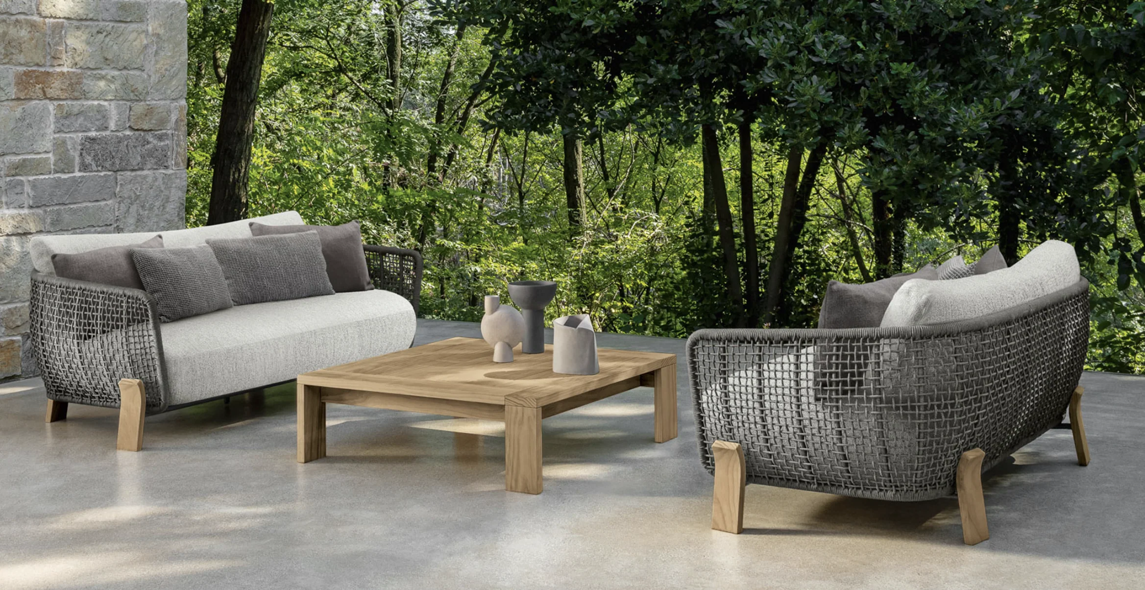 TALENTI | Argo WOOD LOVE SEAT - $11,531.38 - Image 2