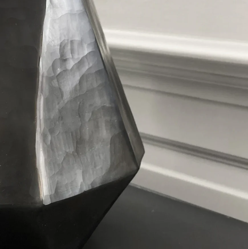 PIETRA CASA - OBSIDIAN FACET LAMP - $2,361.95 - Image 2