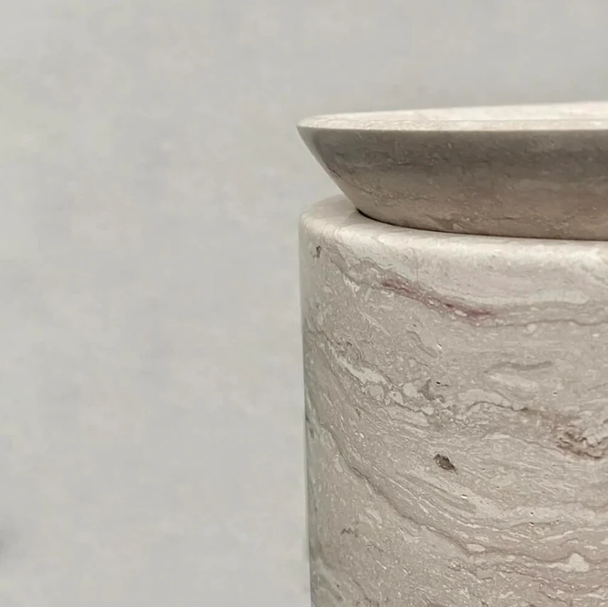 PIETRA CASA - EDO CANISTER LARGE - CHALK GREY - $579.99 - Image 1