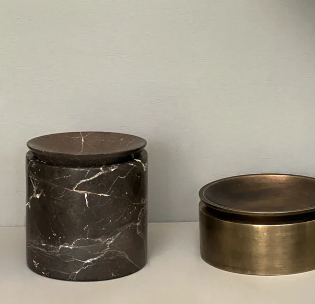 PIETRA CASA - EDO CANISTER LARGE - SHADOW BLACK - $579.99 - Image 1