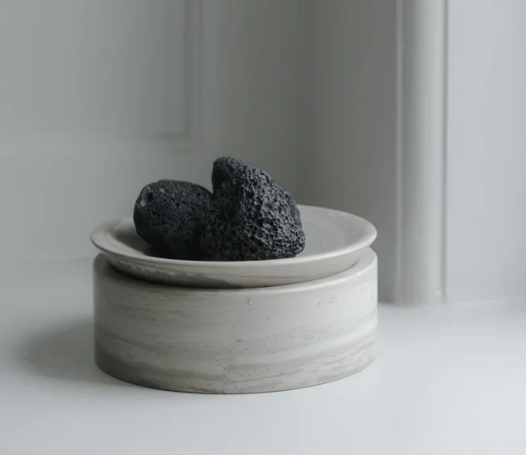 PIETRA CASA - EDO CANISTER LOW - CHALK GREY - $580.00 - Image 3