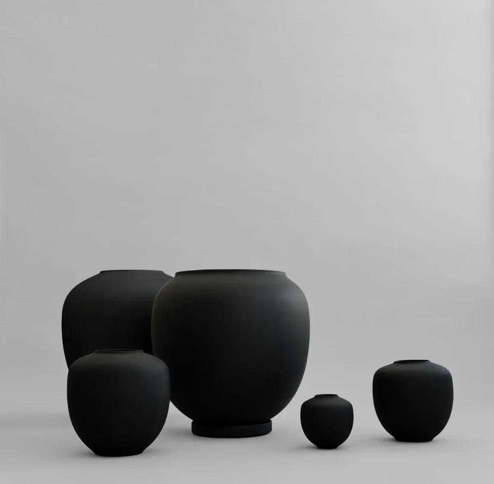 SUNAO VASE, BLACK I $185.00 - $845.00 - Image 2