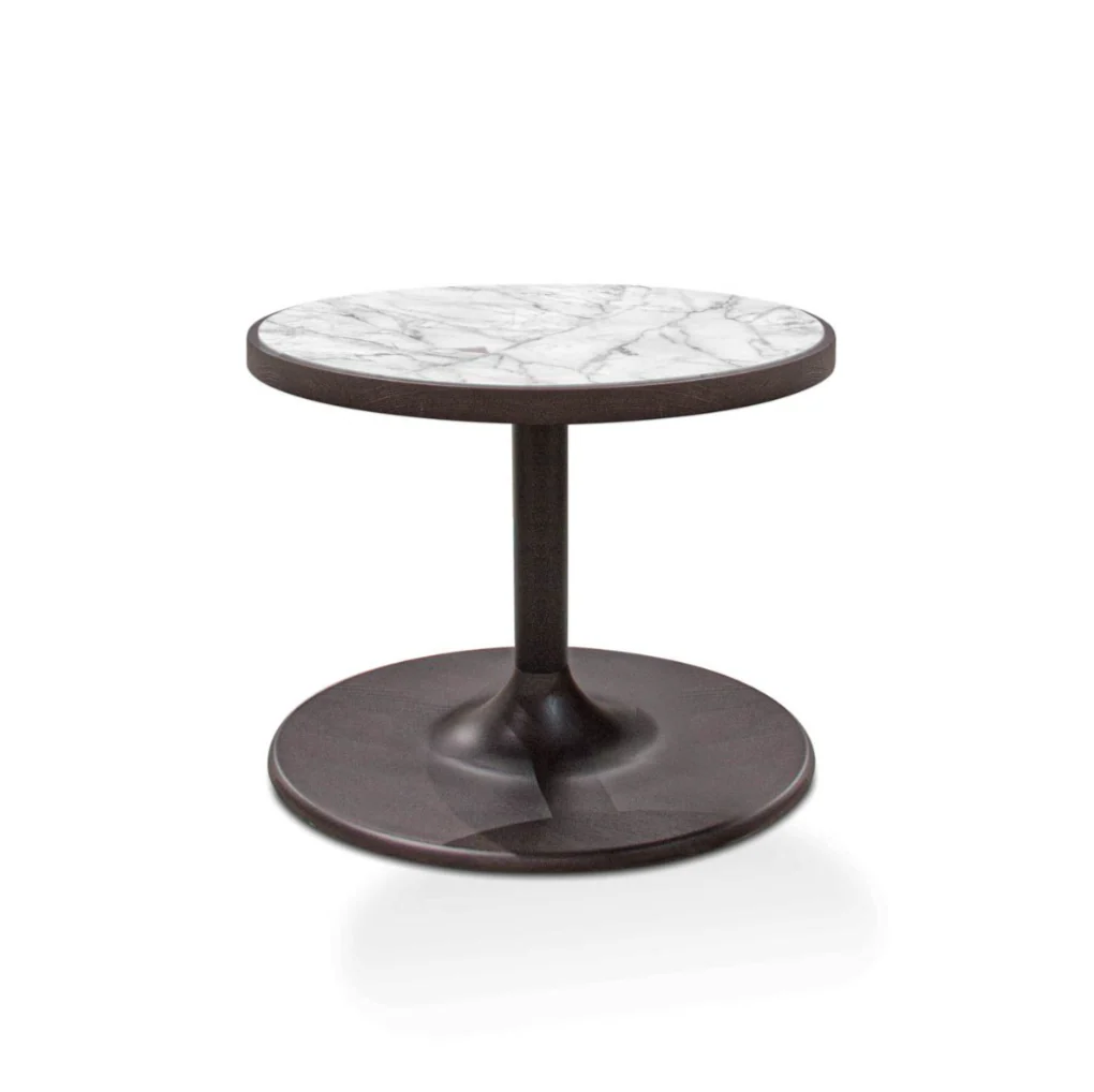 ASTON MARTIN HOME | V212/XL WOOD AND MARBLE SIDE TABLE | $8,250.00 - Image 1