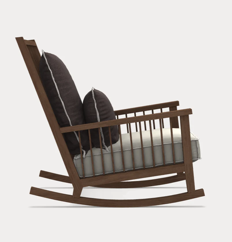 GERVASONI | ROCKING ARMCHAIR GRAY 09 $5,790.00 - Image 3
