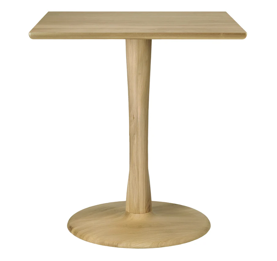 ETHNICRAFT TORSION SQUARE DINING TABLE - OAK | $1,799.00 - Image 1