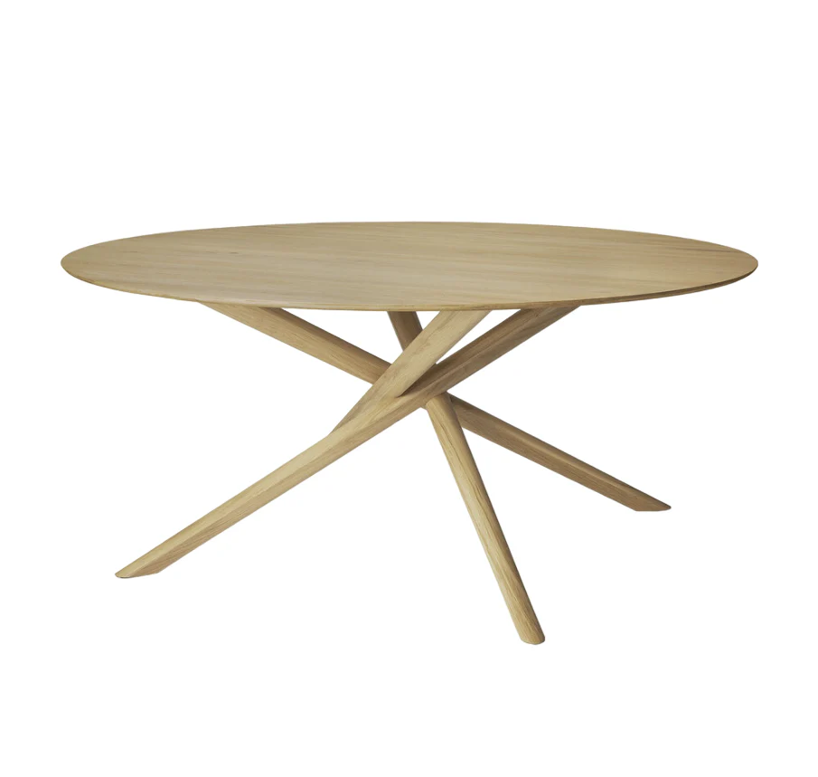 ETHNICRAFT MIKADO ROUND DINING TABLE | $4,129.00 - Image 1