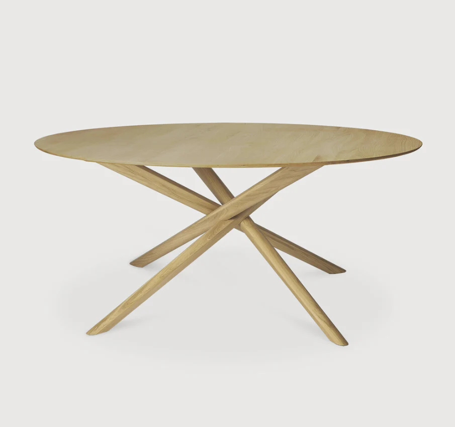 ETHNICRAFT MIKADO ROUND DINING TABLE | $4,129.00 - Image 3