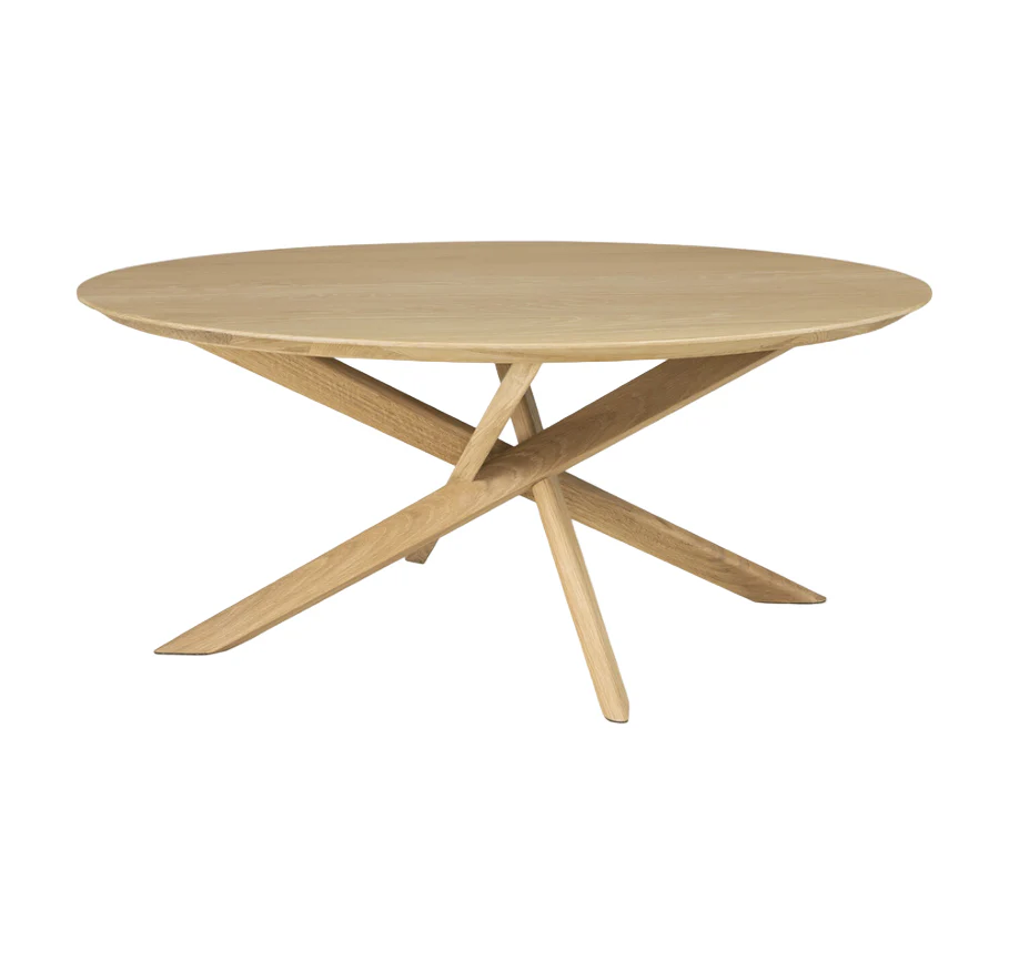 ETHNICRAFT MIKADO ROUND COFFEE TABLE – OAK | ,559.00