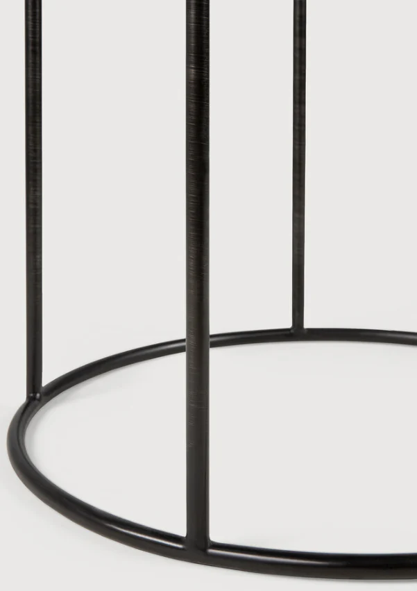 ETHNICRAFT SMALL ROUND TRAY SIDE TABLE | $299.00 - Image 3