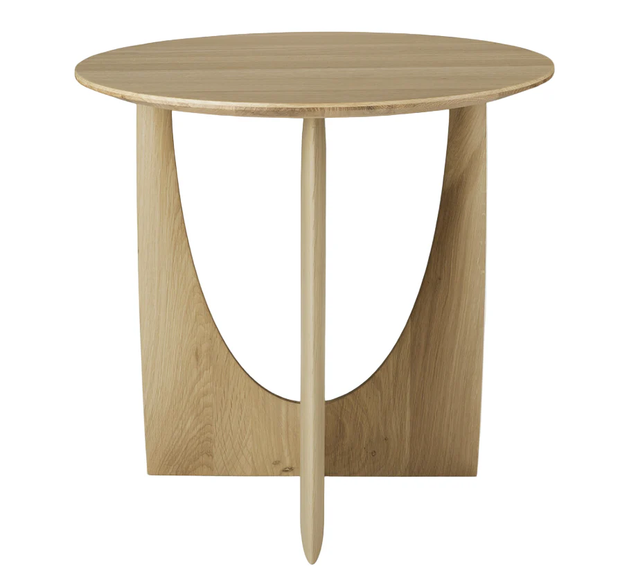 ETHNICRAFT GEOMETRIC SIDE TABLE - OAK | $749.00 - Image 1