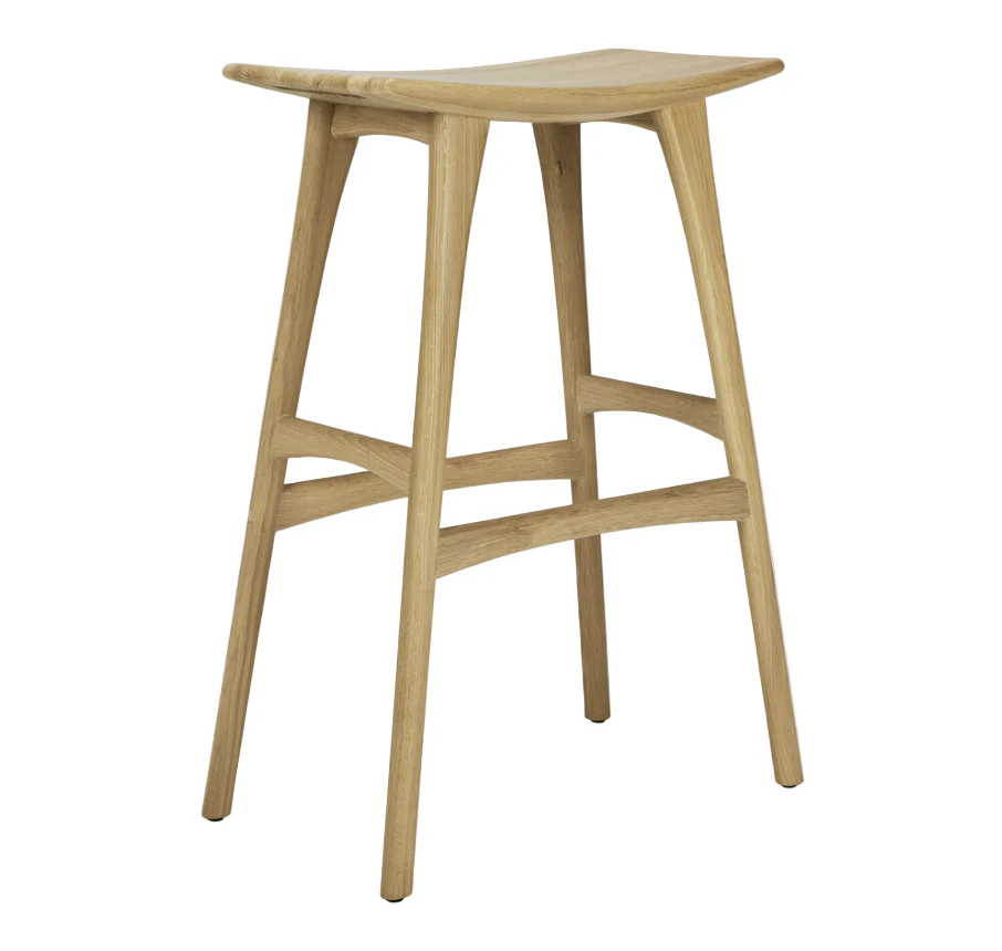 ETHNICRAFT OSSO BAR STOOL – OAK | 9.00