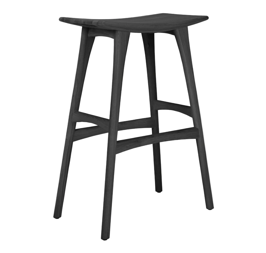 ETHNICRAFT OSSO BAR STOOL – OAK BLACK | 9.00