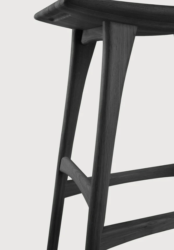 ETHNICRAFT OSSO BAR STOOL - OAK BLACK | $859.00 - Image 3