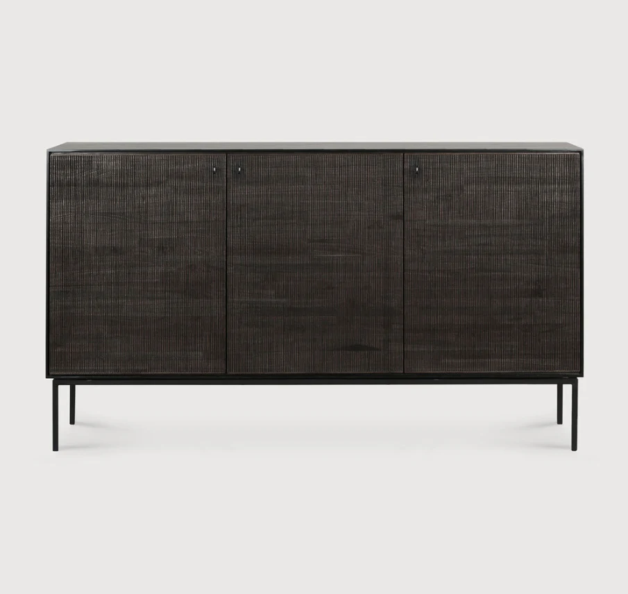 ETHNICRAFT GROOVES SIDEBOARD - TEAK OFF BLACK | $3,569.00 - $4,229.00 - Image 2