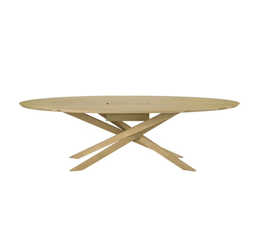 ETHNICRAFT MIKADO MEETING TABLE – OAK | ,659.00