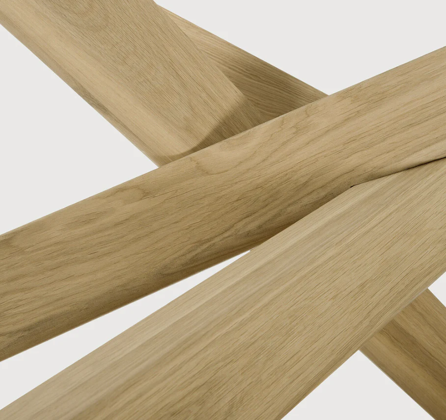 ETHNICRAFT MIKADO MEETING TABLE - OAK | $7,659.00 - Image 3