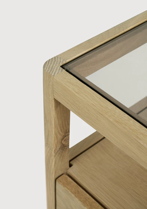ETHNICRAFT SPINDLE BEDSIDE TABLE - OAK | $889.00 - Image 3