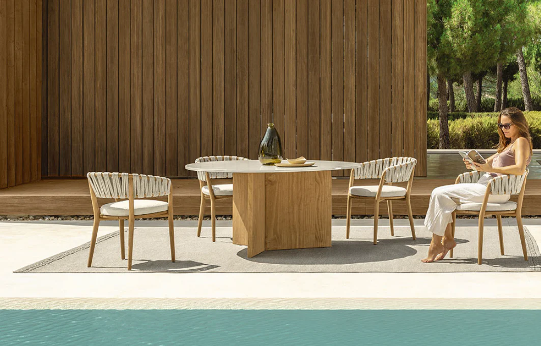 TALENTI | VENICE  D150 ROUND DINING TABLE - $14,113.48 - $25,694.27 - Image 2