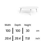 TALENTI | MILO COFFEE TABLE - $1,025.00 - $2,264.00 - Image 2