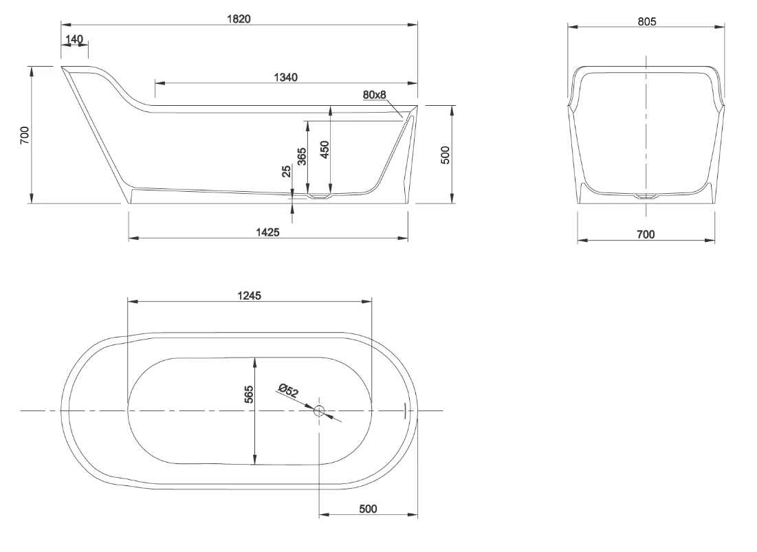 PEARL BATH TUB | PIETRA CASA BRAND | 19,774.00 - Image 3