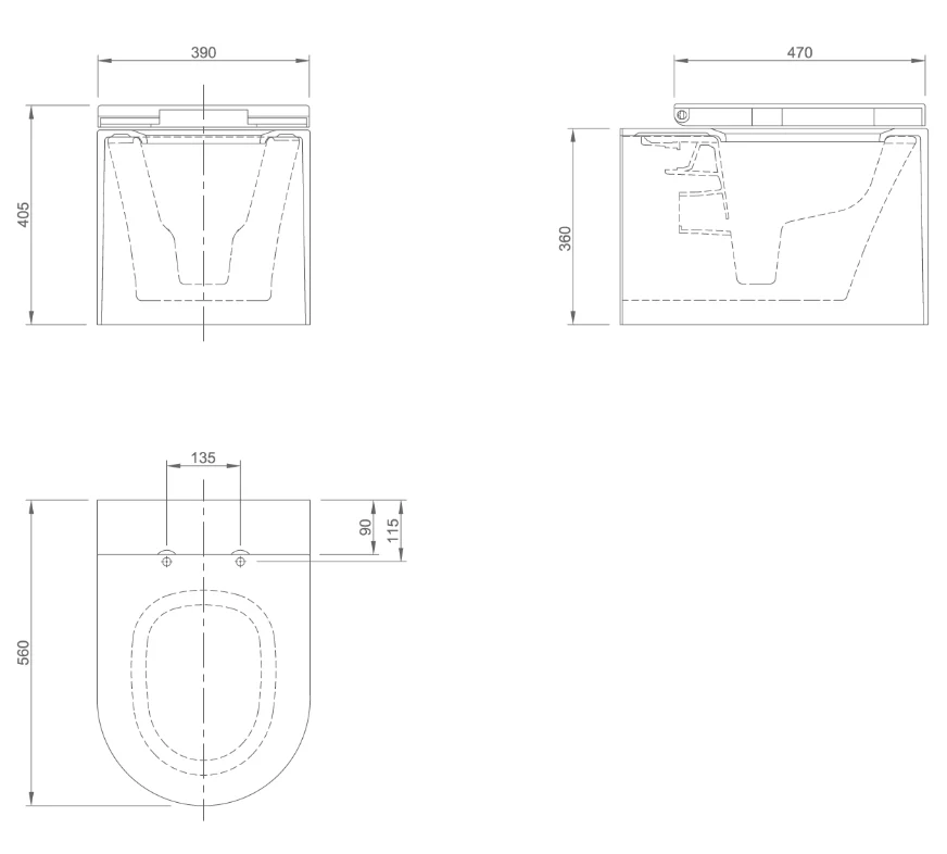 PEARL WALL HUNG TOILET | PIETRA CASA BRAND | $7,631.47 - Image 2