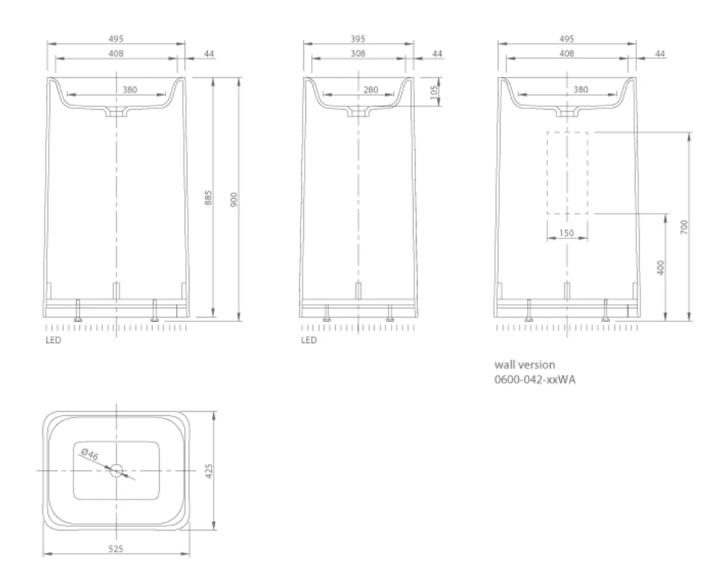 SHINE FREE-STANDING WASH BASIN | PIETRA CASA BRAND | $7,795.14 - Image 2