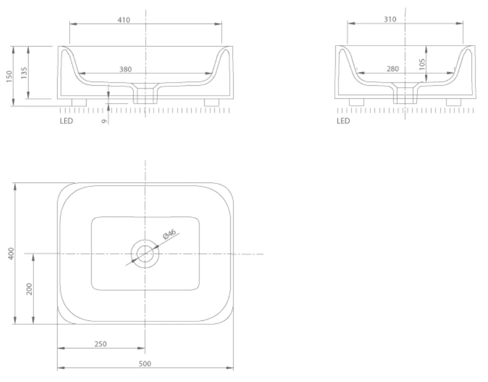 SHINE FREE-STANDING WASH BASIN | PIETRA CASA BRAND | $3,395.24 - Image 2