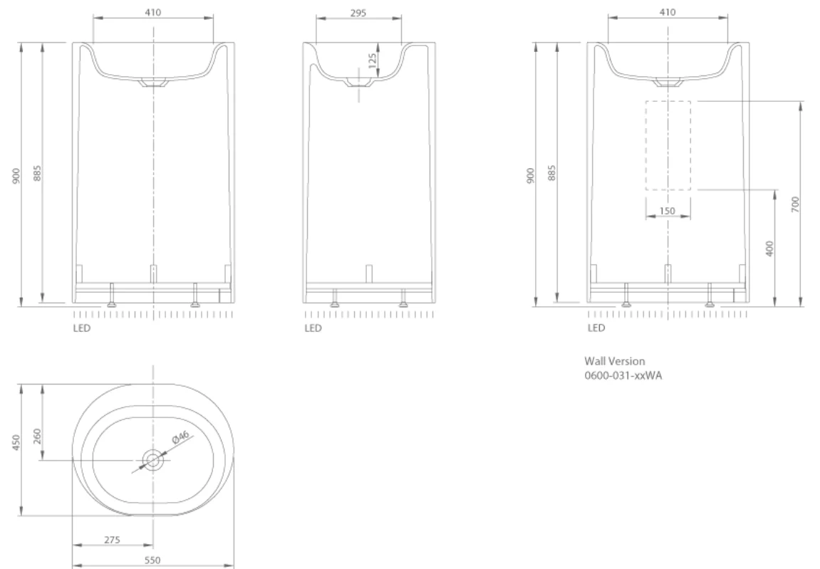 MOON FREE-STANDING WASH BASIN | PIETRA CASA BRAND | $7,792.79 - Image 2